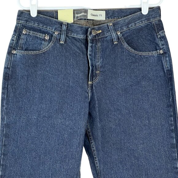 Gander Mountain Women's Blue Denim Jeans 12R Classic Fit Straight Leg Cotton NWT - Picture 3 of 12